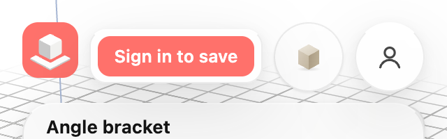 The sign-in prompt and rendering picker have separate, reachable positions on a small phone.